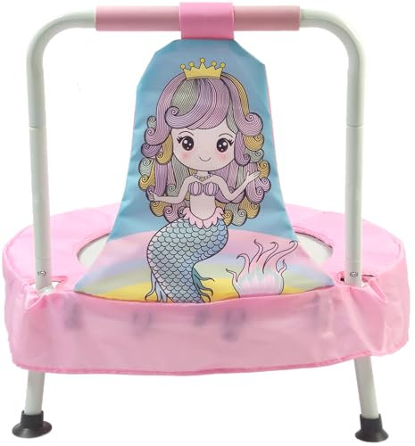 CZCPARY Trampoline pour bébé - Mini trampoline pour enfants - Cadeau d'anniversaire pour garçons et filles - Intérieur et extérieur - Pour enfants de 6 mois à 3 ans