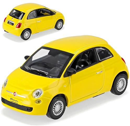 Norev FIAT 500 Nuova Coupe Gelb Ab 2007 1/43 Modell Auto