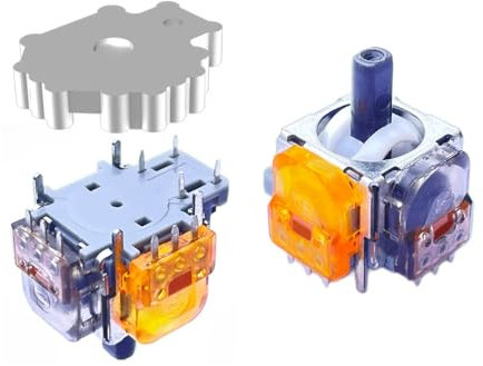 ElecGear TMR-X1914 - Set di 2 piastre di ricambio per controller Xbox Series S/X, TMR Hall e saldature e utensili di riparazione