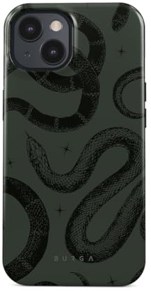 BURGA Handyhülle für iPhone 14 – Unisex Hybrid-Schutzhülle mit stoßdämpfendem TPU & kratzfester Außenschale, erhöhter Displayrand, MagSafe-kompatibel, kabelloses Laden, stylisches Design