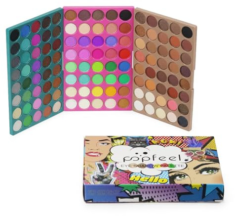 LHLXZQ 120 Farbe Lidschatten Palette, geeignet für Anfänger und Profis#2 | Mattes, Nude Perlglanz, Glänzend Lidschattenbrett, Bühne Halloween Weihnachten eyeshadow tray