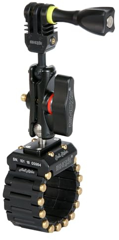 iSHOXS Hell Rider SLS Action Cam Halterung Universelle Lenkerhalterung | Klemme Motorrad Fahrrad E Bike, Passend für GoPro Hero DJI Insta360 Sony, Profil 15-42 mm, Aktionkamera Zubehör
