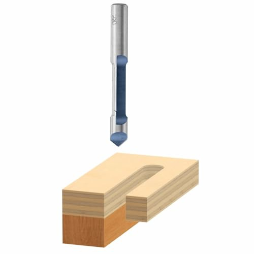 Bosch 85407M 1/2 in. x 2 in. Carbide Tipped 1-Flute Pilot Panel Straight Bit