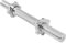 GORILLA SPORTS Kurzhantel-Stange 42 cm Chrom in Standardnorm mit Sternverschlüssen