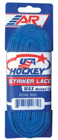 A&R Striker Ice Hockey Waxed Skate Laces Pro Style Durable Lace Royal Blue 120