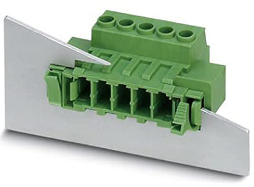 PHOENIX CONTACT DFK-PC 5/4-ST-7,62 Durchführungsstecker, 41 A, 1000 V, 6 mm² Nennquerschnitt, Grün, 4 Anzahl der Potenziale, DFK-PC 5/..-ST Artikelfamilie, 7,62 mm Rastermaß, 10 Stück