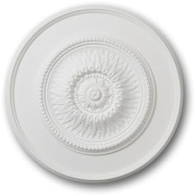R10 ARSTYL Ceiling Rose - 43 x 600 x 600 mm - NOËL & MARQUET - a Brand of NMC - Polyurethane