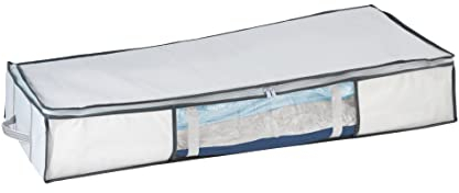 WENKO Vakuum Soft Unterbett-Box, Polypropylen, 105 x 15 x 45 cm, Weiß