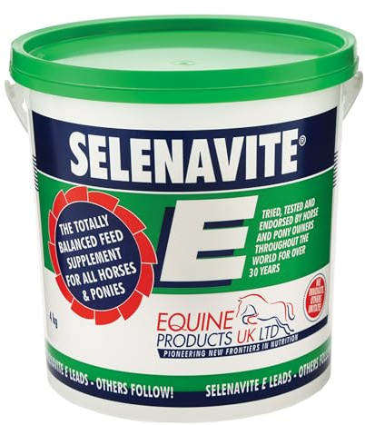 Equine Products Selenavite E: The ultimate feed balancer. High concentration vitamin & trace element supplement high in vitamin E (4KG)