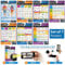 Gym and Muscle Building Workout Posters - Set of 7 - EXTRA LARGE - A1 (841mm x 594mm) - Laminated - Exercise & Fitness Charts - Includes Video Training Support by Posterfit