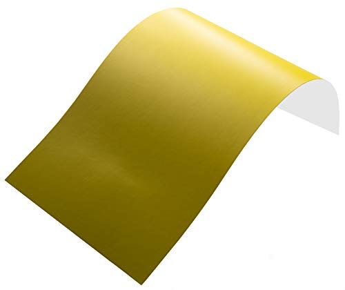 Neoxxim 4.15€/m2 Plotterfolie MATT 17 gelb 30 x 106 cm Möbelfolie Deko Folie Klebefolie selbstklebend