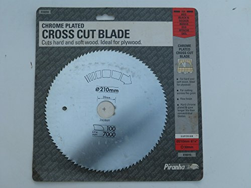 Piranha by Black & Decker Circular Saw Blade 210mm, 30mm Bore X10310