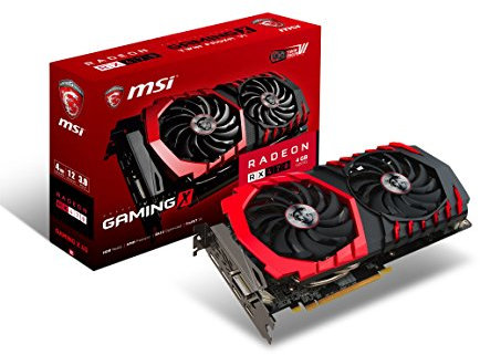MSI Vulkan Polaris AMD Radeon RX 470 GAMING X 4G GDDR5 DX12 PCI-Express 3 Graphics Card - Black