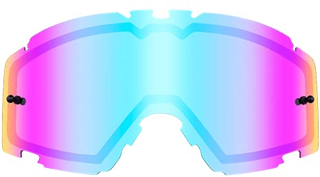 O'NEAL | Motocross-Brillen-Ersatzteile | Motorrad Enduro | Doppel-Linse für maximale Lichtdurchlässigkeit, 1,2 mm Linse mit 100% UV Schutz | B-30 Goggle Spare Double Lens | Radium Blau | One Size