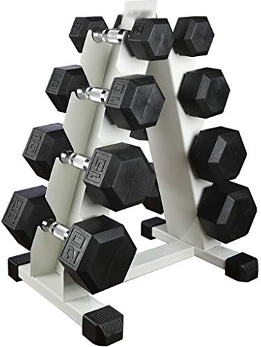 YHRJ Hanteln Fitness Eisen Hantel Set,Sechseckige Hanteln Für Männer Und Frauen,Kraft Tragende Fitnessgeräte,Griff Aus Reinem Stahl,Hantelständer (Color : Black, Size : 100lb)