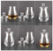 H-BO 6 Spey Dram Nosing Tasting Whisky Whiskey Gläser + 6 Glasdeckel