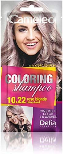 Cameleo - Shampoo Colorante – Rose Blonde - Aggiornamento del colore facile e veloce ''Tone In Tone''. - Senza ammoniaca e ossidanti – Shampoo in bustina - 40ml