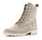 Gabor Damen Combat Boots, Frauen Stiefeletten,Wechselfußbett,Moderate Mehrweite (G),Kurzstiefel,uebergangsschuhe,Kiesel (Micro),40.5 EU / 7 UK