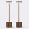 JALVDE Lot de 2 lampes de table LED sans fil rechargeables à piles 6000 mAh 34,3 cm 3 niveaux de couleur réglable pour lecture/restaurant/étude