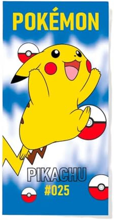 DONATELLA Strandtuch Lizenzen - Pokemon, 070 x 140 cm.