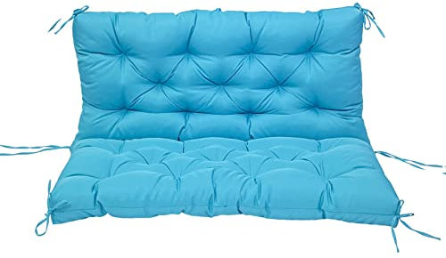 Wasserfestes Bank-Couch-Kissen im Freien, Garten-Langstuhl-Abdeckung, Schaukel-Ersatzkissen für 2/3-Sitzer