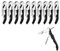 Wine Bottle Opener, Corkscrew (Black 10 Pieces)