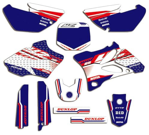 ENARUI Kit Pegatinas Adhesivos para Yamaha YZ 85 YZ85 2002-2014 y Número Personalizado Gratuito