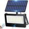 Realky Lampe Solaire Exterieur Détecteur de Mouvement, 4 Modes/2600mAH Projecteur Exterieur LED Solaire Avec Télécommande, IP65 Étanche Lampe Solaire Exterieur Jardin pour Garage, Patio, Cour