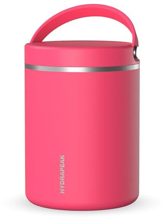 Hydrapeak Termo de acero inoxidable con aislamiento al vacío de 32 onzas, termo para niños para alimentos calientes y fríos, termo de sopa de boca ancha a prueba de fugas para adultos, 10 horas de