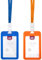 Acooruiteng Ausweishülle mit Band Kartenhülle Ausweishalter Wasserdichte Kartenhalter Ausweis Lanyard with Card Holder Ausweishüllen für Lanyards für Business Ausstellung Schule Bürobedarf 2 Set