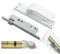 Türgriff mit Schloss Set,Türgriff-Set für den Innenbereich, Zimmertür/Wohnungstür Komplett Set mit Schlüsseln für alle Arten von Innentüren Türschloss + Profilzylinder (A, Door thickness: 30-45mm)