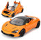 imtfzct 1:24 McLaren 720S Model Car, Diecast Car with Pullback Function, Children's Toy Car with Light and Sound, Model Toy to Collect, Gift for Children (orange)
