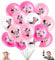 Minnie Theme Birthday Decoration Set - 30PCS Latex Balloons for Kids Party Supplies
