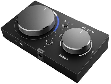 ASTRO Gaming MixAmp Pro TR mit Dolby Audio, anpassbarer Stream-Ausgang, Sprachbalance, USB-Soundkarte, Mixverstärker für Playstation 5, PS4, Xbox Series X|S, Xbox One, PC und Mac (erneuert)
