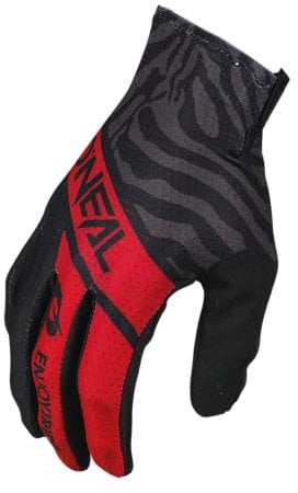 O'NEAL Matrix Herren-Handschuhe, Shocker, Schwarz/Rot, Größe 9