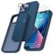 FLLAO 4 en 1 Coque pour iPhone 13 avec 2 Verre Trempé et 1 Caméra Protecteur, [Protection Militaire] Antichoc Antirayures Etui Translucide Mat Protection Housse pour iPhone 13, Bleu foncé