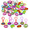 JZK Lot de 32 porte-clés WOW BOOM BANG WHAM OMG POW YEAH ZAP style bande dessinée cool cadeaux pour les fans de bande dessinée, cadeaux de Comic Con, lettres d'interjection, porte-clés de fête sur le