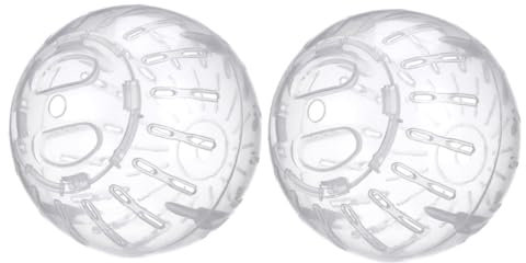 BESPORTBLE 2pcs Mini Rolling Hamster Ball Hamster Running Toy Exercise Fitness Wheel for Small Pets Cage