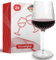Maxito Weingläser ∣ 2er Set mit 490 ml∣ Kristallgläser mit modernes Design ∣ Weingläser Set ∣ Rotweingläser ∣ Weißweingläser