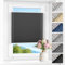 Zarnan Plissee ohne Bohren Verdunkelung Thermo Plissee Klemmfix Schwarz B65 x H140 cm(BxH) plisseerollo Klemmfix 100% Blickdicht Jalousien for für Fenster innen Sichtschutz