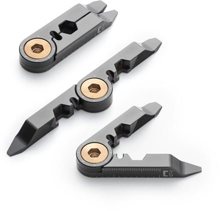 Niche Explore Das GT-1 Multitool – TSA-konform – Multitool im Taschenformat – 15 vielseitige Werkzeuge für Reisen, Heimwerker, Zuhause & Outdoor – Titanbeschichtet – langlebig und stilvoll –