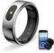 HPLSZCN Smart Ring Health Tracker, Touch Health Rings, Heart Rate, Blood Oxygen, Women Health, Sleep & Fitness Tracker, Smart Ring for Women & Men, No App Fee for Features (Gray, 10)