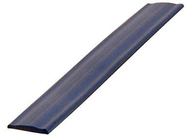 Cinta Cubre Tornillos para Caravana, Perfil de Goma Gris, 12mm, Rollo 10m (Negro)