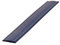 Cinta Cubre Tornillos para Caravana, Perfil de Goma Gris, 12mm, Rollo 10m (Negro)