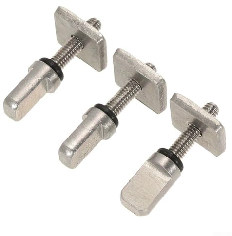 Fin Screws, 3-Pack Stainless Steel Surfboard Fin Bolts with Washer, Quick Install Longboard Hardware, for KAYAK Tail Fixing Kit for Water Sports Enthusiasts