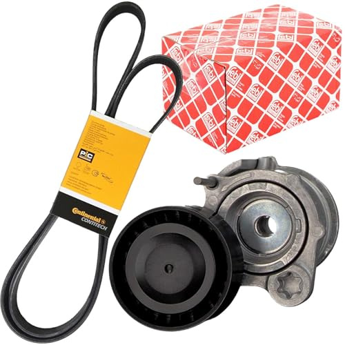 Febi Riemenspanner Conti Keilriemen | 1er E87 3er E90 E91 Touring Kompatibel mit 1 (E87),3 (E90),3 Cabriolet (E93),3 Coupe (E92),3 Touring (E91)