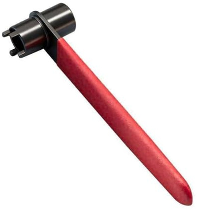Getdoublerich Angle Grinder Wrench, 2 in Disassembly Four-Jaw Hex Socket Double Head Spanner Tool, Professional Removal Spanner