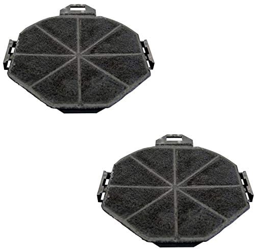 CDA CHA17 Charcoal Filter Pack of 2 Compatible with EKP60/70/90, EKN60/70/90 Hoods