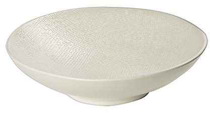 Table Passion - Assiette creuse Vésuvio blanc 19 cm (Lot de 6)