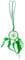 Ca 40cm x 6cm Dreamcatcher Kette Traumfänger Auto LKW Spiegel Grün
